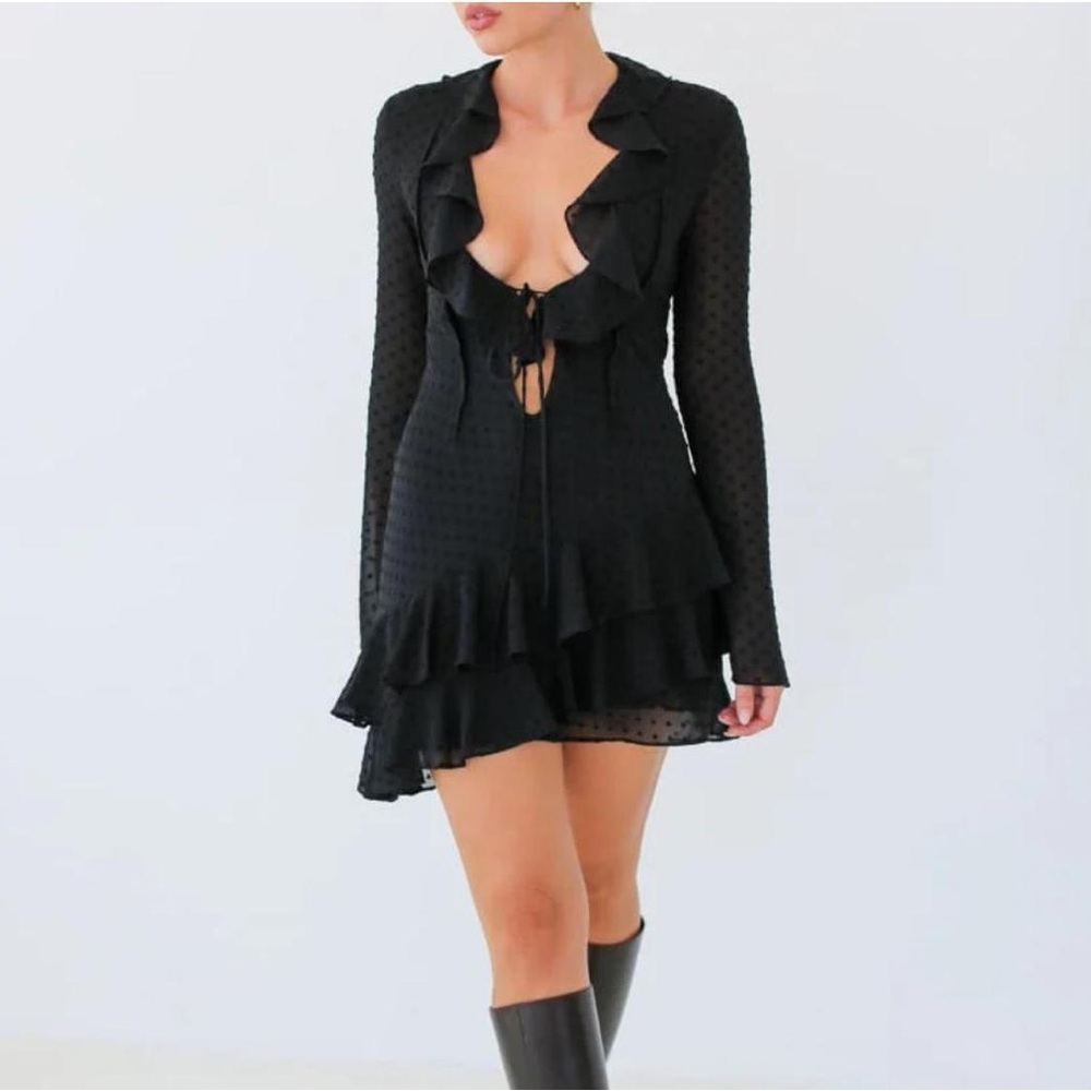 Rumored Waterfall Mini Dress